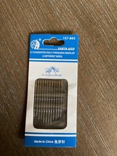 Self-Threading Sewing Needles