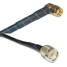 RFC195 RP-SMA MALE ANGLE to TNC MALE Coax RF Cable USA-Ship Lot