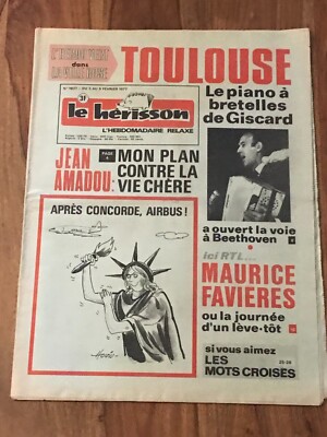 Journal le hérisson No. 1607 FROM 3 TO 9 FEVRIER 1977