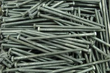 (100) Galvanized Hex Head 1/4 x 5-1/2" Lag Bolts Wood Screws