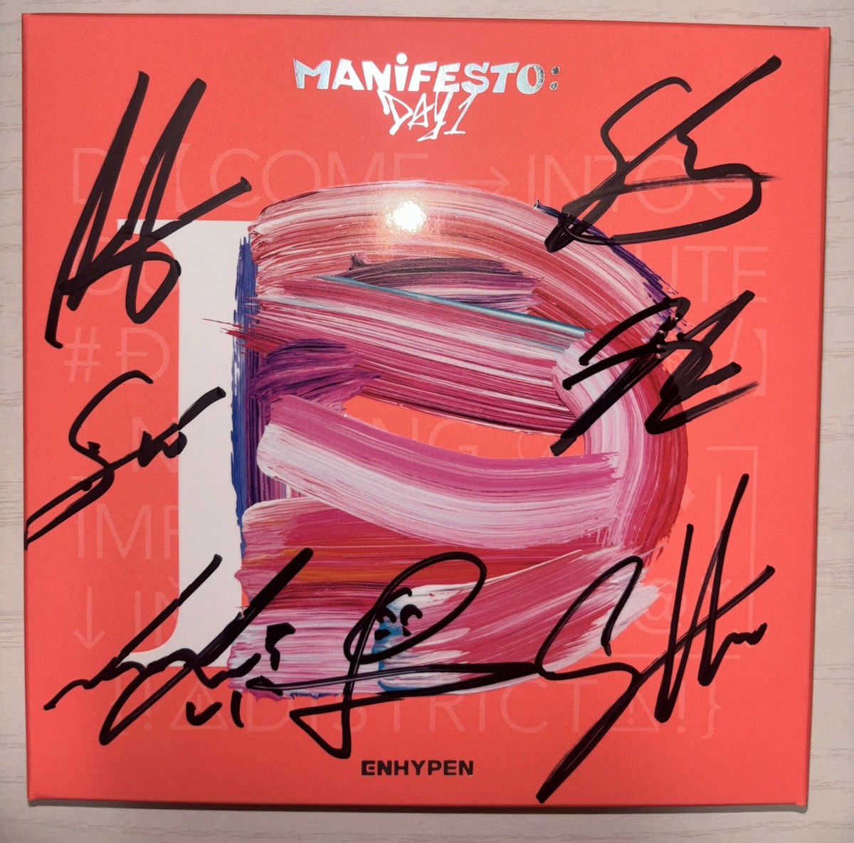 ENHYPEN [MANIFESTO : DAY 1] Autographed Signed Album | eBay