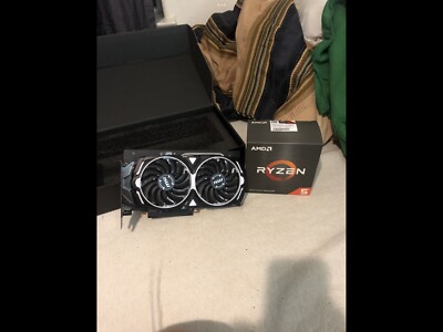 Gaming Pc Combo CPU/GPU Ryzen 5 2600 And RX 6600 Mech 2 8GB