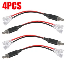 H1 LED Headlight Fog Light Bulb Connector Adapter Harness Extension wire Pigtail