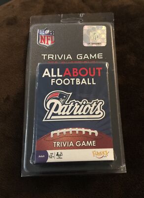 New NFL Patriots Trivia Game 2009 Fundex