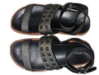 COACH Dannie Studded Gray Leather  Sandals Size 8B in Gentle Used Conditions! — photo 3