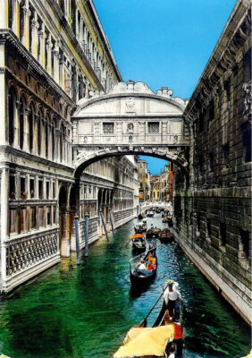 Venedig, Die Seufzerbrücke - unbespielt 60er Jahre 