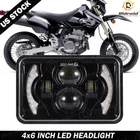 4x6" Square LED Headlight Hi/Lo Beam w/ DRL For Suzuki DRZ400SM DRZ400S DRZ400E