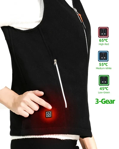 Heated Vest Men USB Electric Heating Vest Women Smart Rechargeable Heated Jacket - Bild 10 von 15