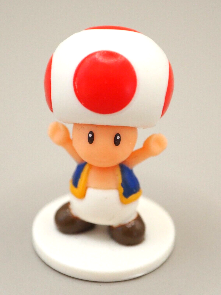 Toad Super Mario Bros Mascot Mini Figure Nintendo Japan E659 | eBay