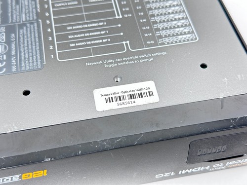 Blackmagic Teranex Mini Optical to HDMI 12G Converter - Afbeelding 3 van 6