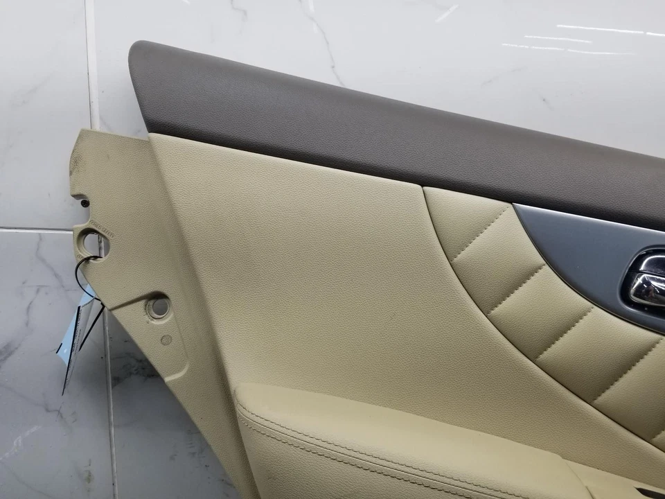 Infiniti FX35 2012 panel de moldura de puerta trasera izquierda #009046 Foto 3 de 4