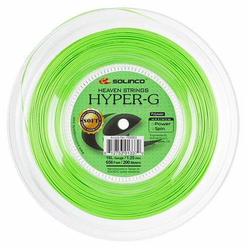 Solinco Hyper-G Soft 16L 1.25mm Tennis Strings 200M Reel