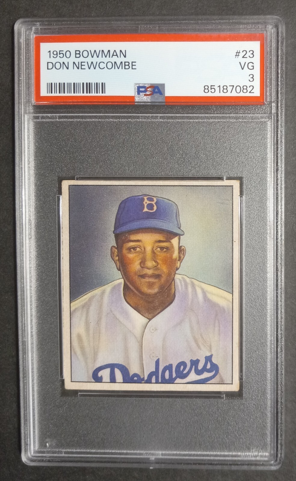 1950 Bowman - #23 Don Newcombe - Rookie - PSA 3 VG