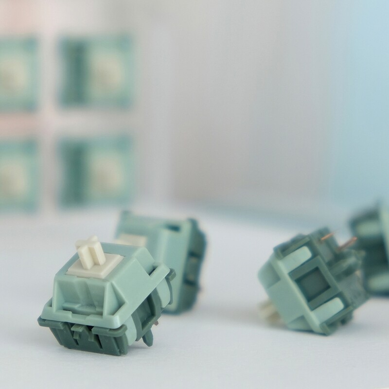 Mechanical Keyboard Green Snake Linear POM Stem 5pin 65g Keyswitch
