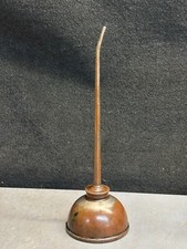 Vintage Dover Stamping & Mfg Co. Thumb Pump Oil Oiler Can Made in USA