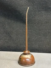 Vintage Dover Stamping & Mfg Co. Thumb Pump Oil Oiler Can Made in USA