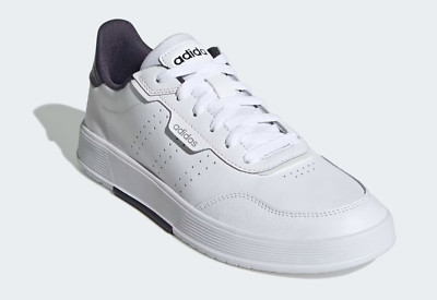 adidas Courtphase  Sneaker Sportschuhe Schuhe weiß Leder  46 2/3 11,5 US 12 NEU