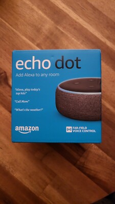 Brand New Amazon Echo Dot 3rd Generation Smart Speaker Alexa Charcoal ...