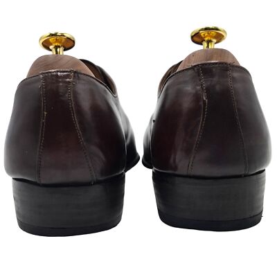 Vintage Florsheim Spain Wholecut Mens 7.5 Dark Brown Leather Dress Shoes Oxfords Vintage Florsheim Spain Wholecut Mens 7.5 Dark Brown Leather  main image 2