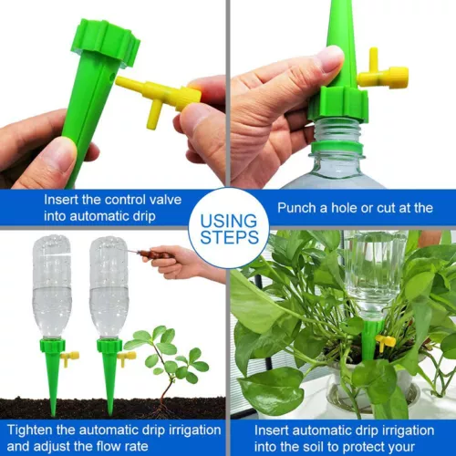 12/36PCS Watering Spike Plant Water Bottle Self Automatic Drip Irrigation Cone - Picture 8 of 18