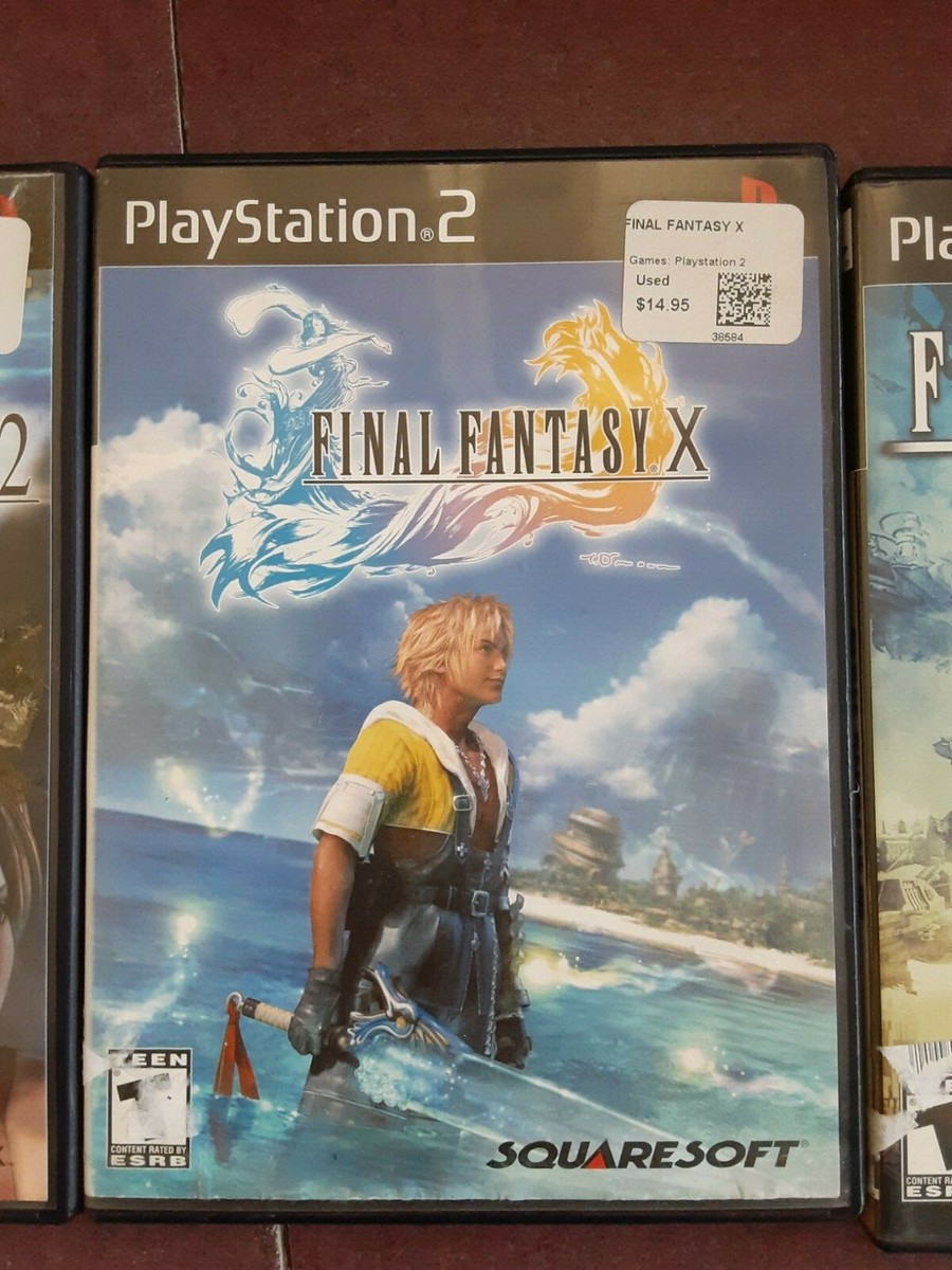 Final Fantasy X, X-2, XII Lot PlayStation PS2 Complete W/ Case