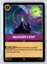 Maleficent's Staff 65/204 Azurite Sea Disney Lorcana