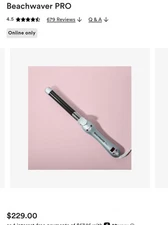 NWT $229 Beachwaver Pro 1.25 Professional Rotating Curling Iron