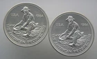 2 x 1 oz Silver Round .999 Fine - 1984 ENGELHARD Eagle