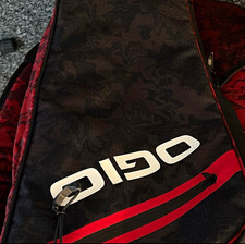 OGIO All Elements Cart Golf Bag Black/Red 15-Way Divider Zip 10 Pockets