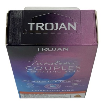 trojan vibrations tandem couples ring Trojan Vibrating Ring for Couples : Target main image 1