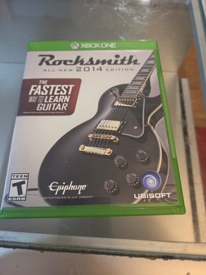 Rocksmith 2014 Edition Xbox One Epiphone Learn Guitar Ubisoft Over 50 Songs Play