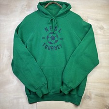 Vintage Lee Midweight NPSL Soccer Futbol Tournament Hooded Sweatshirt Sz XL USA