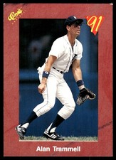 Alan Trammell 1991 Classic II #T96 Tigers MLB READ FREE SHIPPING AutographDen