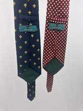 Set of 2 Zadi Andrew Ties Vintage Made In Milano Italy Retro Designer