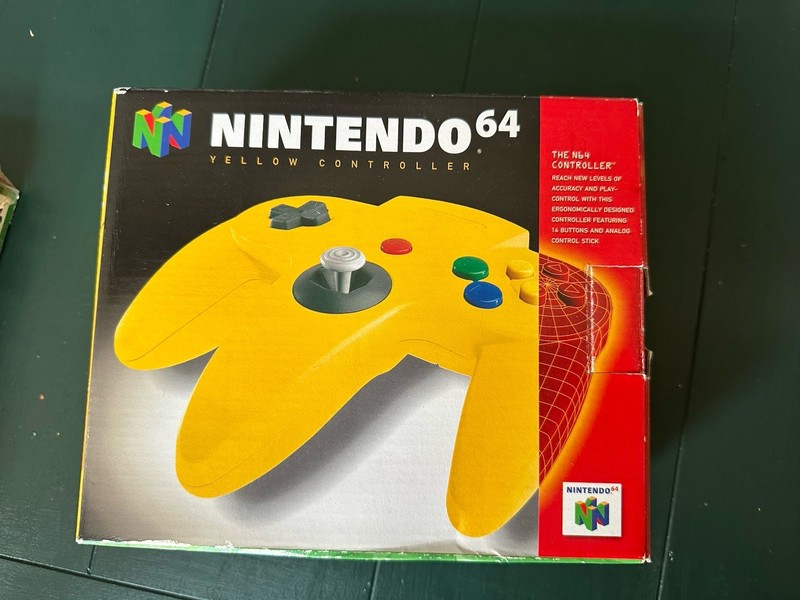 Nintendo 64 Controller NIB Yellow