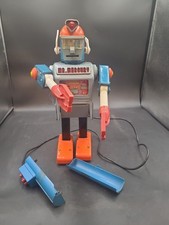 Vintage Marx Toy Mr. Mercury Tin Litho Battery Operate Robot Japan Space. MG