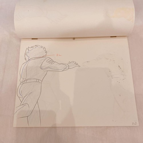 Space Battleship Yamato Animator Cel Zeichnung Originalzeichnung 4 Stück in Serie - Bild 4 von 5