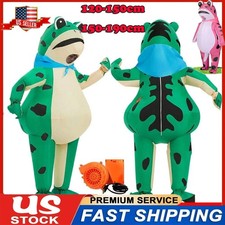 Inflatable Frog Costume Halloween Party Cosplay Blow up Suit Fancy Dress US