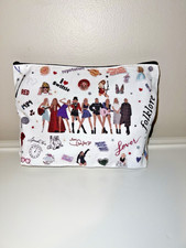 Taylor Swift Make-Up Travel Bag with Zip Closure Size 10" x 7" x 2" Cloth