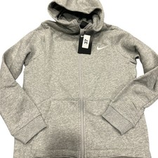 Nike Kids Heather Gray Zip-Up Hoodie youth XL