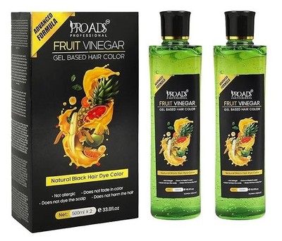PRO ADS Fruit Vinegar Hair Gel Color Black,2