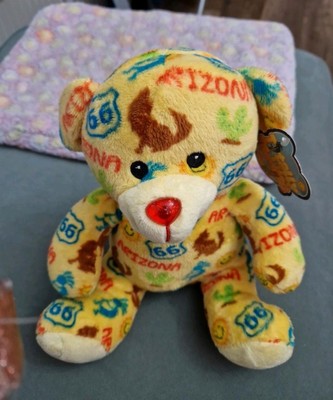 Totally Teddies Teddy Bär gelb yellow 22cm Route66 Arizona USA Sammler