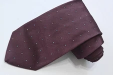 ALTEA RED  SILK MEN'S Neck Tie W: 3 3/4" BY L: 60 " MADE IN ITALY