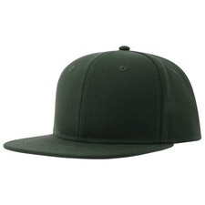 Atlantis  Adult 6 Panel Sustainable Flat Peak Baseball Cap (AB626)