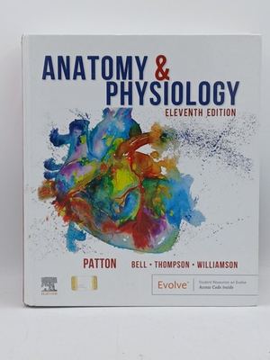 #ad Anatomy and Physiology Textbook 11th Edition Patton Clean Book $62.89