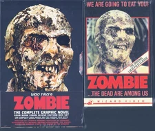 Zombie BIG BOX VHS Reissue + Fulci’s Zombie Graphic Novel Set 1st Edition NEW