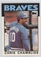 1986 Topps Collector's Edition (Tiffany) Chris Chambliss #293 0j0