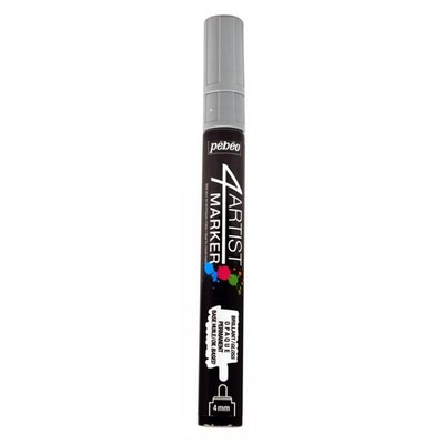 4Artist Marker, Oil Paint Marker, 4 mm - Grey