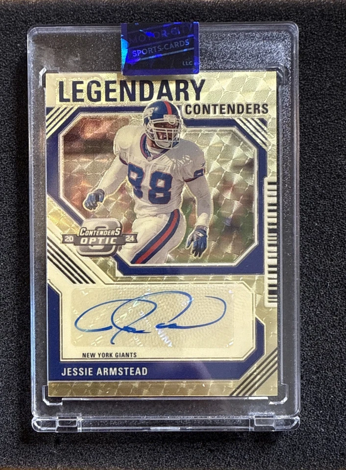 2024 Panini Contenders Optic Legendary Jessie Armstead Gold Vinyl 1/1 - Image 2 of 3