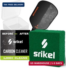 Pickleball Paddle Cleaner Eraser with Case,Carbon Fiber Racket,Rubbe